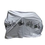FLENGO; MADE FOR YOU Cycle Cover Outdoor Waterproof Indoor Dust Bicycle Covers Rain Sun UV Wind Snow Proof Bike Storage for Mountain Road Electric Bike Exercise Bike (Gray)