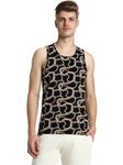 Veirdo®Pure Cotton Scoop Neck Regular Fit All Over Printed Sleeveless Vest for Men & Boys (VDVMTW03000042_S)