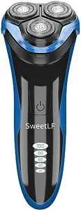 SweetLF Electric Razor for Men, IPX7 Waterproof | Wet & Dry Shaving | Pop-up Trimmer | Type C Rechargeable | Corded and Cordless | Father's Day Gift