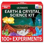 Einstein Box Ultimate Earth & Crystal Science Kit | Science Kits for Kids Age 6-14 | STEM Projects | Learning & Education Toys for 6-8-10-12-14 Year Old Boys & Girls | Gift Ideas for Boys & Girls |