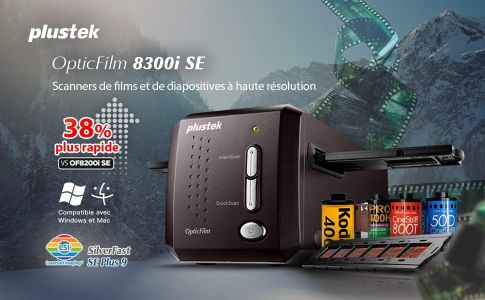 Plustek OpticFilm 8300i SE Film Scanner – High-Resolution 35mm