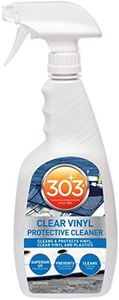 303® Marine Clear Vinyl Protective Cleaner - Cleans and Protects Vinyl, Clear Vinyl, and Plastics, Provides Superior UV Protection, Prevents Yellowing and Cracking, (30215) 473 ml