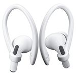 ICARERSPACE 2 Pairs AirPods Ear Hooks for AirPods Pro 2, AirPods Pro, AirPods 4, AirPods 3, 2 & 1, Upgraded Anti Slip Sports Clip Hooks for AirPods 1, 2, 3, 4, Pro and Pro 2 – White