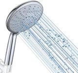 Yasinu Luxury Handheld Shower Head 4-Mode Soft Rainfall Sprayer Large Hand Shower (Chrome, 150 mm)