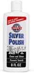 HOPE'S Silver Polish & Cleaner – Protective Tarnish Remover – Odorless – Safe & Gentle – No-Rinse Formula – Fast & Easy – Free of Harsh Chemicals – Will not Scratch – 8 Fl Oz