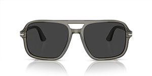 Persol Men's Po3328s Sunglasses, Smoke, 55 mm