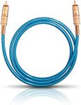 OEHLBACH NF 113 Digital Interconnect, Coaxial Design with 75Ohms impedance. Award Winning Cable. 1x1m. Colour: Blue. Star Rating : 3.