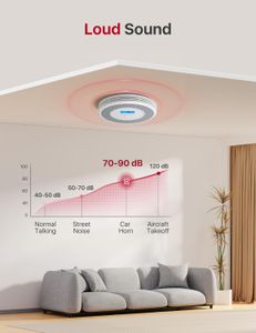 X-Sense Smoke and Carbon Monoxide Alarm, 2-Pack