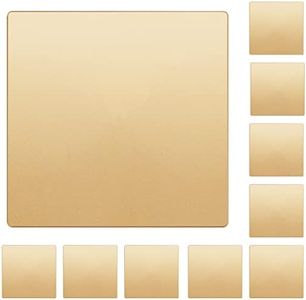 LIDER Double Blank Wall Plate, Screwless Design, Midsize, 2-Gang, 10-Pack