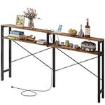 IRONCK Console Table with Power Out