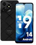 Ulefone Note 19 Mobile Phones Android 14, 6GB+32GB/512GB SD, 4G Dual SIM Unlocked Smartphone 6.65" Screen, 5000mAh Octa Core Cellphone, 8MP+5MP Camera, Fingerprint Face ID, 2 Year Warranty, Black