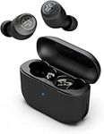 JLab Go Air Pop True Wireless Earbuds, Headphones In Ear, Bluetooth Earphones with Microphone, Wireless Ear Buds, TWS Bluetooth Earbuds with Mic, USB Charging Case, Dual Connect, EQ3 Sound, Black