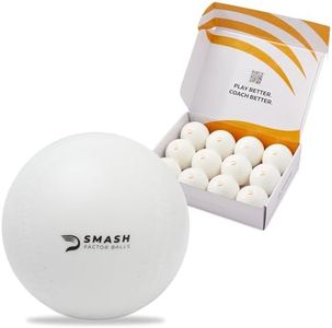 Driveline Baseball Smash Factor Balls™ - 12 Pack of 3 oz. Balls - Soft Spongy Material - Perfect for Hitting Practice