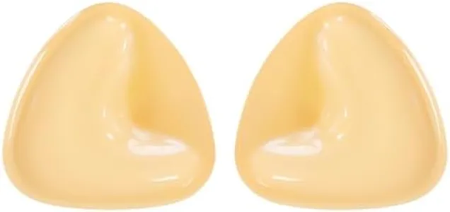 Auftl Double-Sided Sticky Bra Pads Inserts, Invisible Lift Push Up Adhesive Boob Breast Pads for Women, Ultra Instant Lift Waterproof Silicone Bra Cups for Sports Swimsuits Dress, A-D Cup