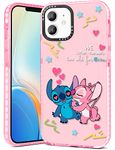 Qerrassa Couple Case for iPhone 11 Cute Cartoon Character Kawaii Soft TPU Cover for Girly Girls Kids Boys Phone Cases Funny Pattern Fashion Protective Case for iPhone 11