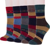 YSense Snug 5 Pairs Womens Socks Wo