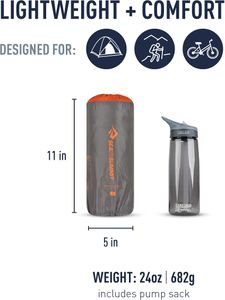 Sea to Summit Ether Light XT Insulated Sleeping Mat Large – 3-Season, Grey