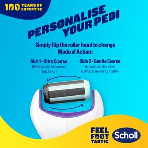 Scholl ExpertCare Electric Foot File – Smooth Hard Skin Removal