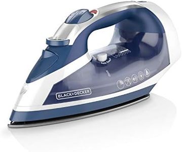 BLACK+DECKER Xpress Steam™ Cord Reel Iron with Nonstick Soleplate, Blue, ICR16X