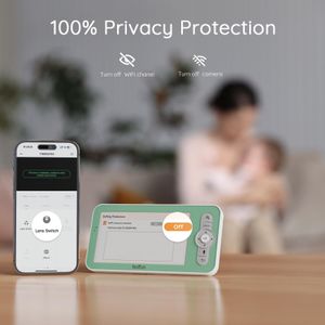 Boifun 2K WiFi Baby Monitor – HD Video, Night Vision, Two-Way Audio