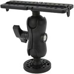 RAM‑B‑111U, GPS Fishfinder Bracket Base Black Fish Finder Mounting Kit Replacement for ECHOMAP Plus 72cv 73cv 74cv 75cv 77cv for Marine Finders