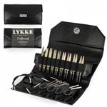 Lykke 3.5" Driftwood Interchangeable Gift Set in Black Faux Leather Pouch