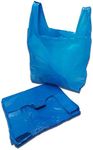 DHANZIPAK 200 x Blue Plastic Vest C