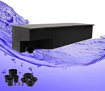 RecPro RV Black Water Tank 61.5" x 22" x 15 | 608001 | RV Waste Water Tank | 62 Gallon Capacity (Tank with Fittings Kit) | Made in America