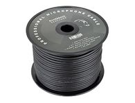 Sewell Silverback Screamer Bulk XLR Cable, 300 ft. Spool, Pure Copper, OFC, Flexible, Spiral Braided Shielding SW-30632, Black