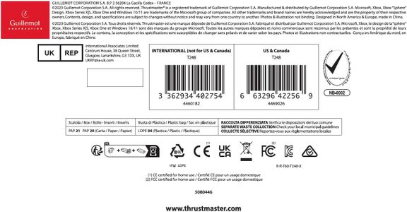 Thrustmaster T248 Racing Wheel – Force Feedback, PC/PS5 Compatible