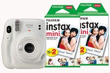 Fujifilm Instax Mini 11 Instant Camera including 40 Shots - Ice White