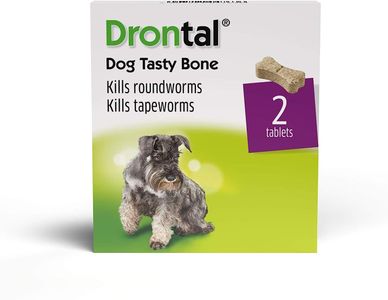 Drontal Bone Wormer for Small & Medium Dogs – Single Dose Treatment