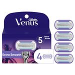 Gillette Venus Miami Midnight Extra Smooth Women's Razor Blade Refills, 4 Refills