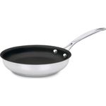 Cuisinart 722-18NS Chef's Classic Stainless Nonstick 7-Inch Open Skillet, Silver