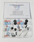 EVE Silicone Polishing Wheel Assortment Kit 62 Pieces Eve Germany Jewelry Polishers