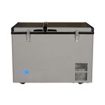 Whynter FM-62DZ Dual Zone Portable Refrigerator/Freezer, 62-Quart, Gray