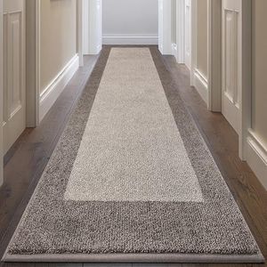 DOMUSTEX Runner Rug 32" x 168", for Hallway, Floor, Bedroom, Roll Packing
