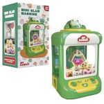 Leftfield Toys My Kawaii- Mini Claw Machine - Green Frog Design - Interactive Toy Crane - Game for Kids - Ideal for Parties and Gifts