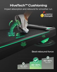UREVO Smart Under Desk Walking Pad Treadmill – Portable Home Office Fitness