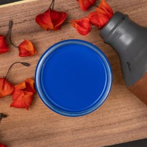 Dixie Belle Paint Company Chalk Finish Furniture Paint - Cobalt Blue (1 Gallon - 128oz) - Matte Vibrant Blue Chic Chalk Mineral DIY Furniture Paint