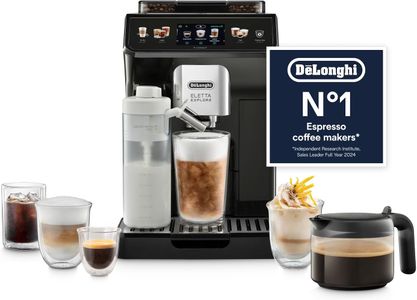DeLonghi Eletta Explore Coffee Machine – Bean to Cup Espresso Maker