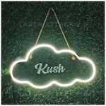 LED Personalized Name Neon Light | Customized Gifts | Name Customized Light Sign Board - Custom Neon Sign Lamp | Name Personalized Gifts for Birthday, Rakhi Bro Sis, Kids, Gf Bf (Cloud)