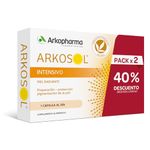 Arkopharma Arkosol Intensive 60 Capsules, Tan from The Inside, All Skin Types, Prepares and Protects Skin for Sun Exposure, Food Supplement