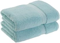 Superior 900 GSM Luxury Bathroom Towels, Made of 100% Premium Long-Staple Combed Cotton, Set of 2 Hotel & Spa Quality Bath Towels - Sea Foam, 30" x 55" each