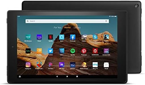 Fire HD 10 Tablet (10.1" 1080p full HD display, 64 GB) – Black (2019 Release)