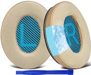 SoloWIT Cooling-Gel Earpads Cushions for Bose Headphones, Replacement Ear Pads for Bose QuietComfort 15 QC15 QC25 QC2 QC35/Ae2 Ae2i Ae2w/SoundTrue & SoundLink Around-Ear & Around-Ear II (Beige)