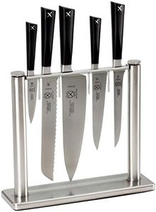 Mercer Culinary M19100 Zum 6-Piece Knife Block Set, Stainless Steel, 31.4 x 10.6 x 36.2 cm