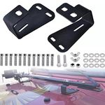 SKUNTUGUANG Black Jack Mounts tj, Hood Mounts Brackets Off Road Mounting Fit for Jeep Wrangler CJ 1944-1986/TJ 1997-2006/ YJ 1987-1995