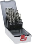 Bosch Professional 25pc. HSS-G ProBox Metal Drill Bit Set (for Steel, Ø 1-13 mm, Accessories Drill Driver and Drill Stand)