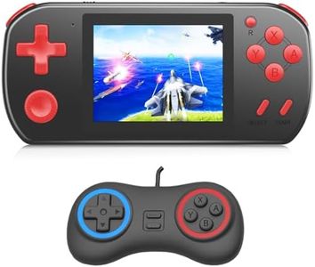 CULAGEiMi Handheld Game Console for Kids Adults Built-in 270 Retro Video Games, Portable Gaming System with Rechargeable Battery Gamepad, Mini Arcade Toys Supports 2 Players Birthday Xmas Gifts, Black